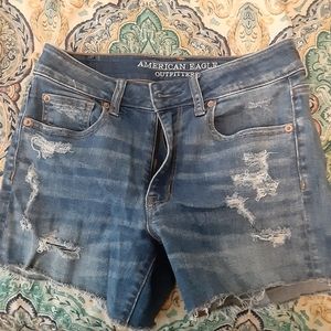 Denim shorts